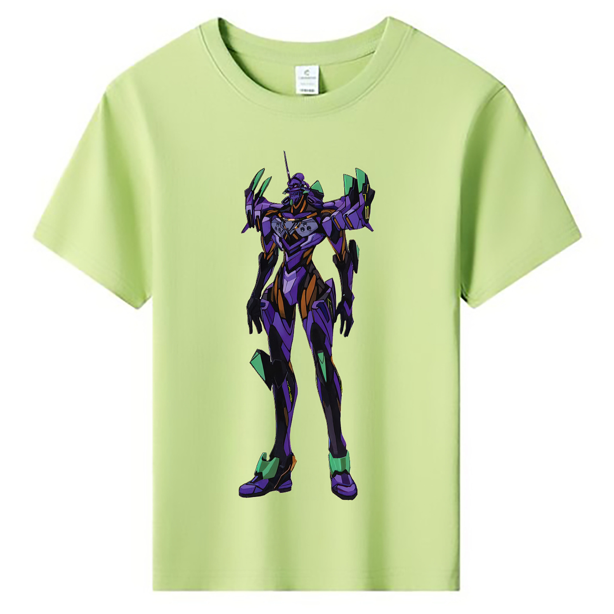 （画像用） EVA 新世紀エヴァンゲリオン 綿100％キッズTシャツ（フロントプリント）